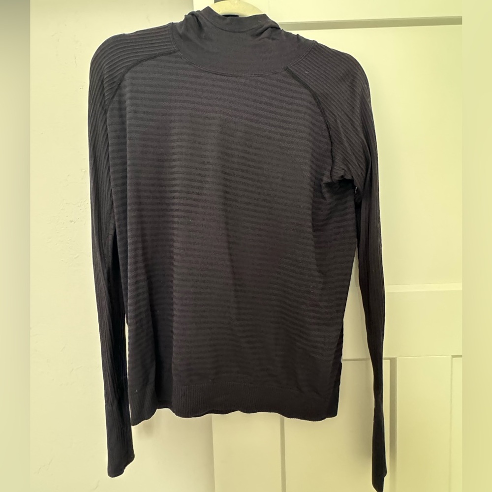 lululemon athletica Long Sleeve Slim Ribbed Top - Black